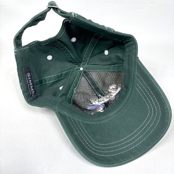 Simms Fishing Bighorn Trout Shop Ft Smith Montana Embroidered Strapback Cap Hat - Picture 6 of 7